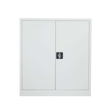 TC Steel Double Door Cupboard - White - 1000mm