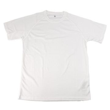 Polyester T Shirt White Adult (S)

