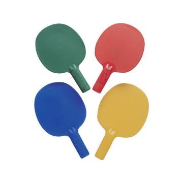 Plastic Table Tennis Shaped Bat Pack