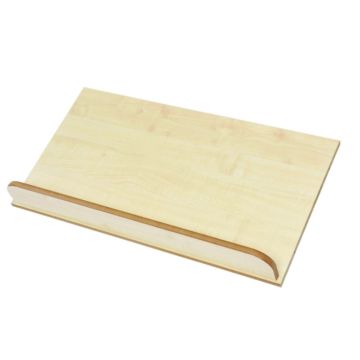 Curve Style Lecturn Shelf - Maple