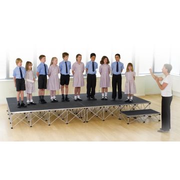 Ultralight Stage Pack A- 4 x 2M Carpeted - Anthracite Grey