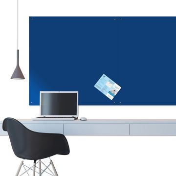 Unframed Felt Noticeboard 900 x 600mm - Blue