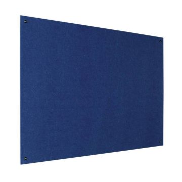 Resist-a-Flame Unframed Noticeboard 600 x 900mm - Dark Blue