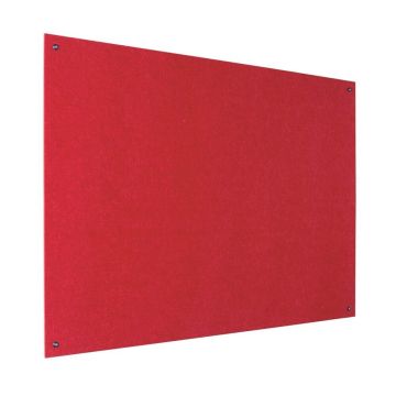 Resist-a-Flame Unframed Noticeboard 600 x 900mm - Red