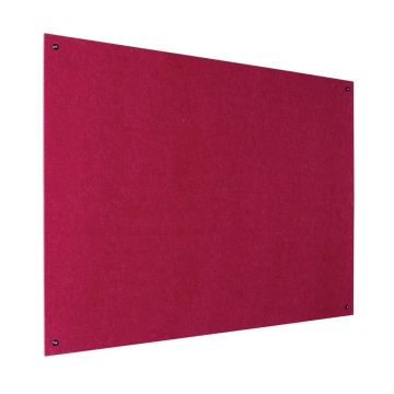 Resist-a-Flame Unframed Noticeboard 600 x 900mm - Raspberry