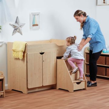 Stepped Baby Changing Unit