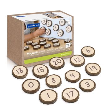 Guidecraft Magnetic Wood Cookie Counters