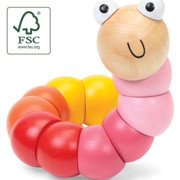 Tobar Wooden Jointed Worm