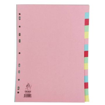 15 Part Coloured Subject Dividers
