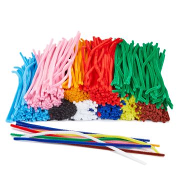 Classmates Craft Pipe Cleaners 300mm Assorted - Pack of 1000