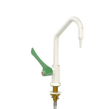 brownall labtap Swan Neck Lever Tap - Hot (Left Hand)
