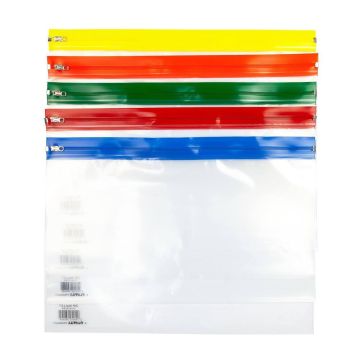 Zip Wallets A4 Plus - Assorted - Pack of 100