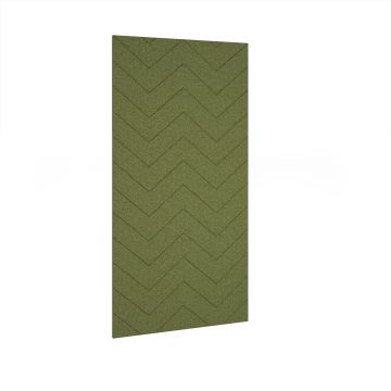 Zigzag Wall Panel - Dark Green